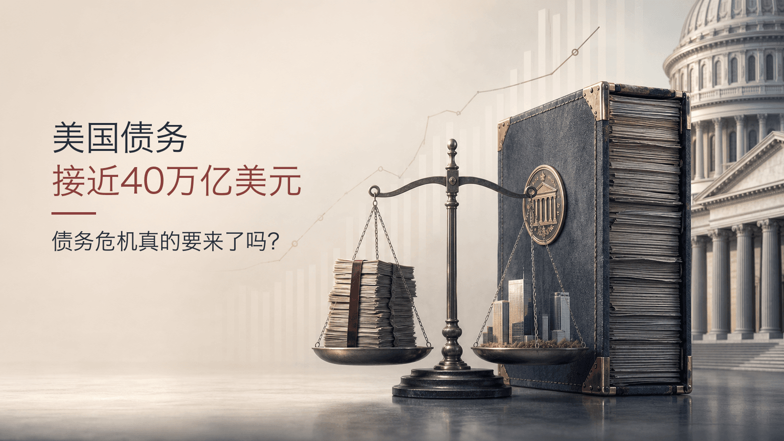 美国债务接近40万亿美元,债务危机真的要来了吗?